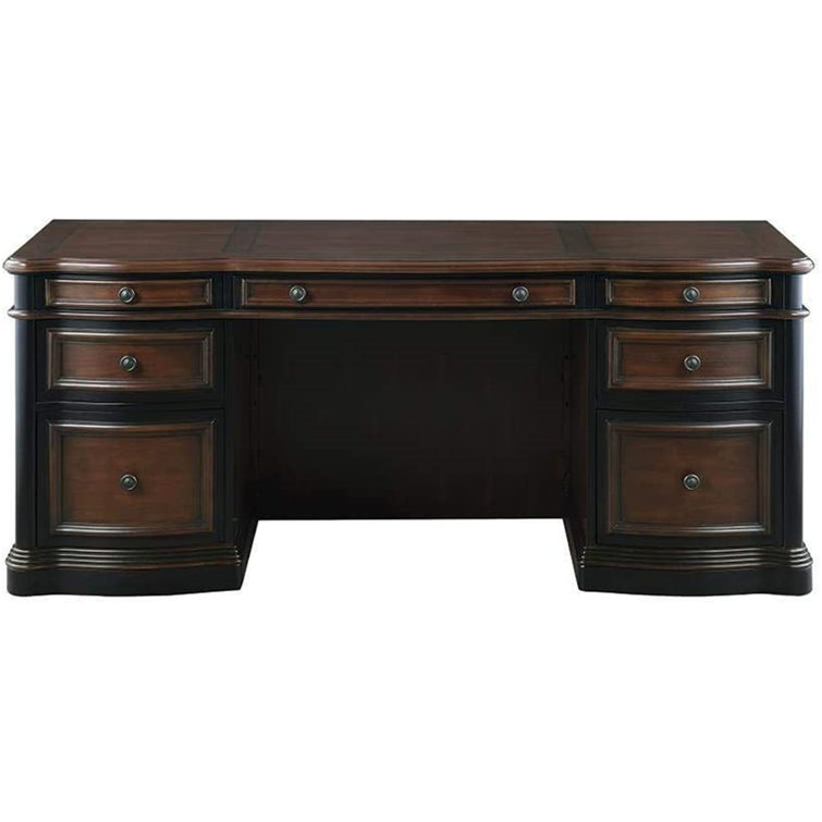AndrewHomeStudio Tucker Credenza Desk with Hutch Wayfair.ca